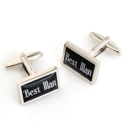 Dashing Cuff Links with Personalized Case - Best Man - TrendSettingFashions 