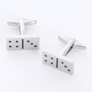 Dashing Cuff Links with Personalized Case - Dominoes - TrendSettingFashions 
