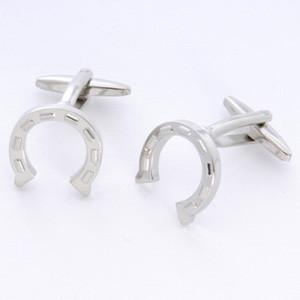 Dashing Cuff Links with Personalized Case - Horse Shoe - TrendSettingFashions 