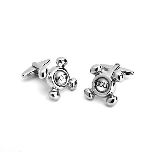 Dashing Cuff Links with Personalized Case - Hot/Cold - TrendSettingFashions 