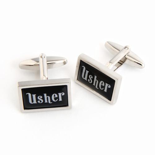Dashing Cuff Links with Personalized Case - Usher - TrendSettingFashions 