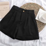 Women's Summer Casual Shorts With Adjustable Waist