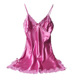 Women's Satin Nightgown Night Dress