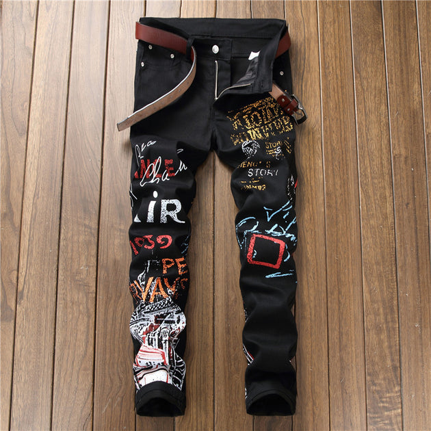 White Lone Wolf Jeans - TrendSettingFashions 