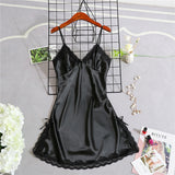 Women's Satin Nightgown Night Dress