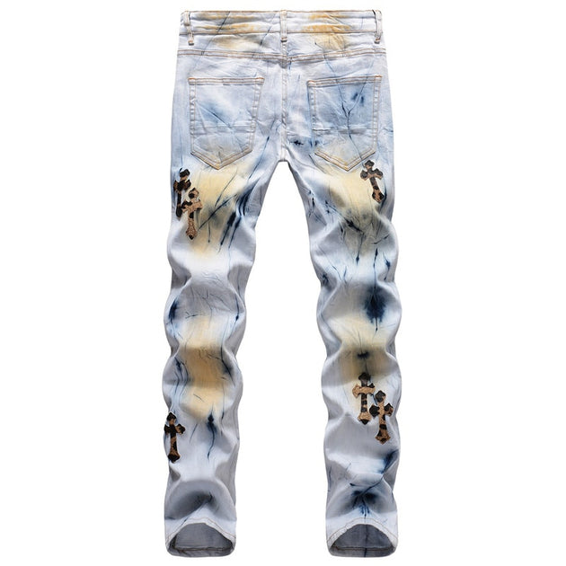 Men's Fashion Ripped Jeans - TrendSettingFashions 