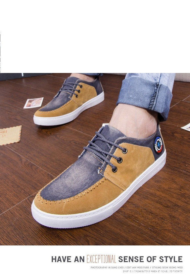 Men's Canvas Lace Up's - TrendSettingFashions 