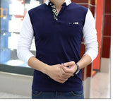 Men's Button Down Collar Polo - TrendSettingFashions 