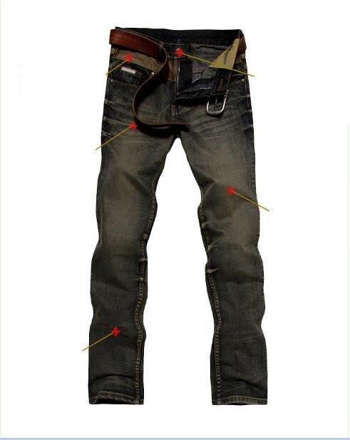 Men's Straight Retro Style Jeans - TrendSettingFashions 