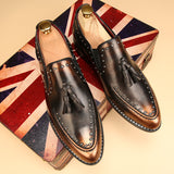 Retro Tassel Dress Shoes In 3 Colors - TrendSettingFashions 