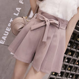 Women's Bowknot High Waist Shorts