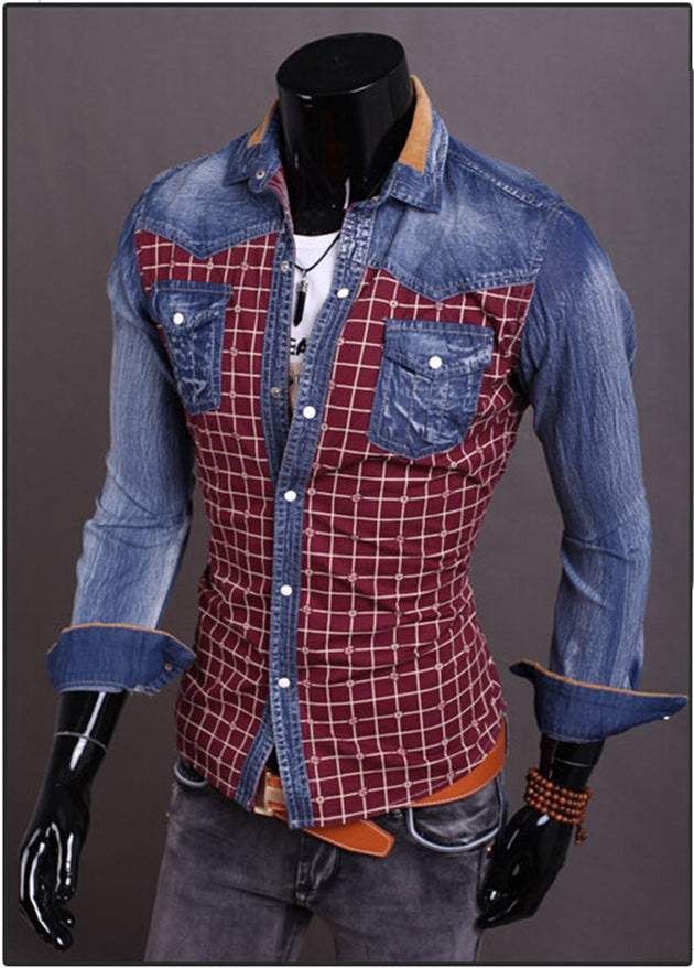 Men's Plaid Short Sleeve Fashion Shirt - TrendSettingFashions 