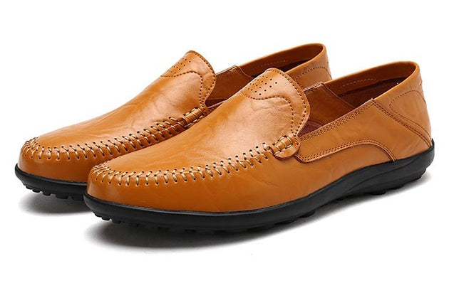 Slip On Genuine Leather Slip On Moccasins - TrendSettingFashions 
