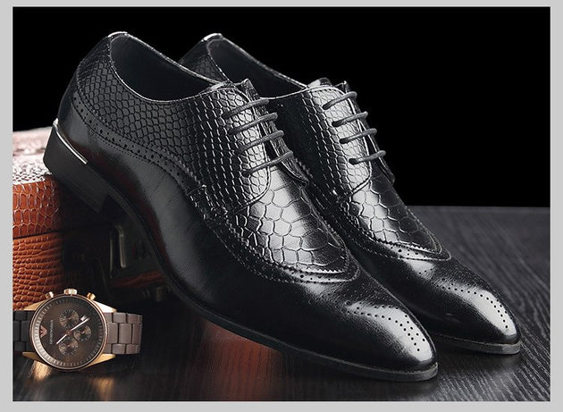 Men's Brogue/Oxford Dress Shoe - TrendSettingFashions 
