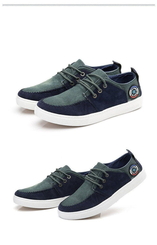 Men's Canvas Lace Up's - TrendSettingFashions 