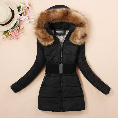 Women's Toasty Warm Feather Coat - TrendSettingFashions 