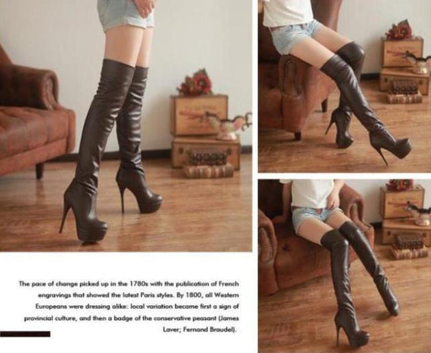 Pretty Woman Thigh High Boots - TrendSettingFashions 