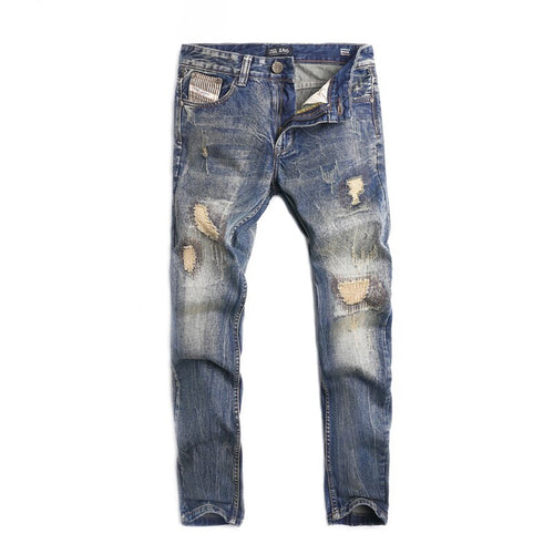 Casual Denim Ripped Jeans - TrendSettingFashions 