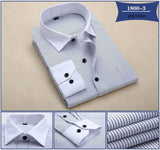 Men's Fashion Striped Dress Shirt - TrendSettingFashions 