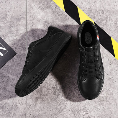 Fashion Black Lace Up Men Casual Shoes - TrendSettingFashions 