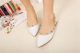 Women's Sexy Party Flats With Rivets - TrendSettingFashions 