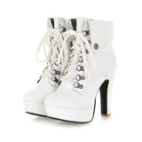 Women's City Slicker Lace Up Boots - TrendSettingFashions 
