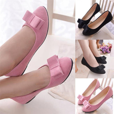 Elegant Bow Flats - TrendSettingFashions 