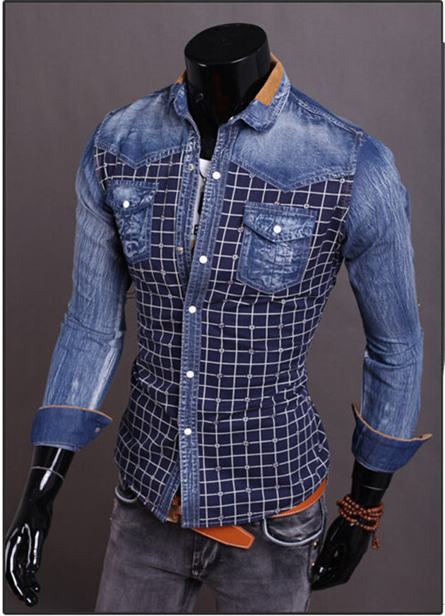 Men's Plaid Short Sleeve Fashion Shirt - TrendSettingFashions 