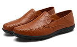 Slip On Genuine Leather Slip On Moccasins - TrendSettingFashions 