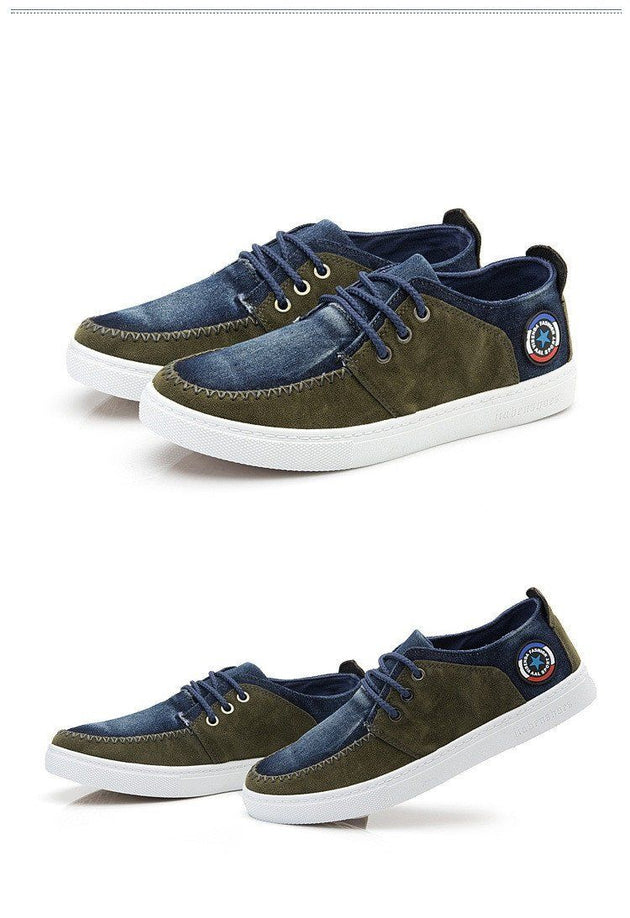 Men's Canvas Lace Up's - TrendSettingFashions 