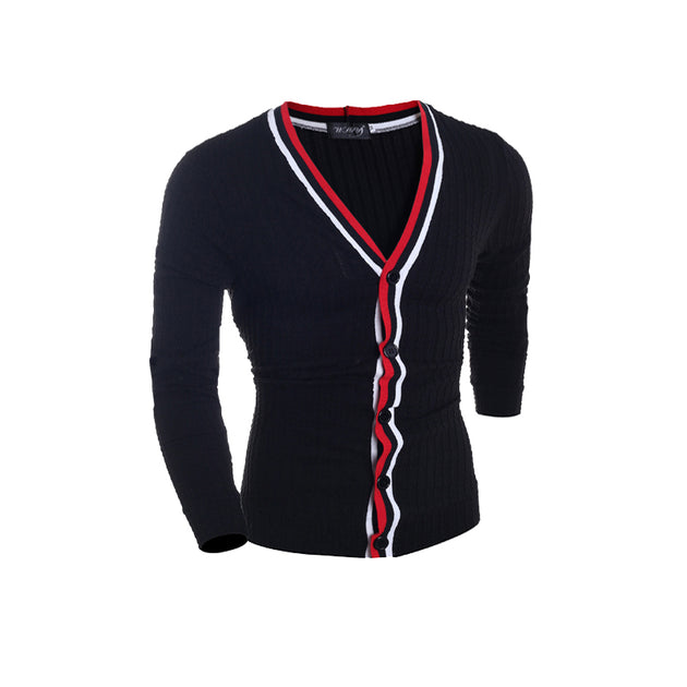 Men's 2 Multi Colored Cardigan - TrendSettingFashions 