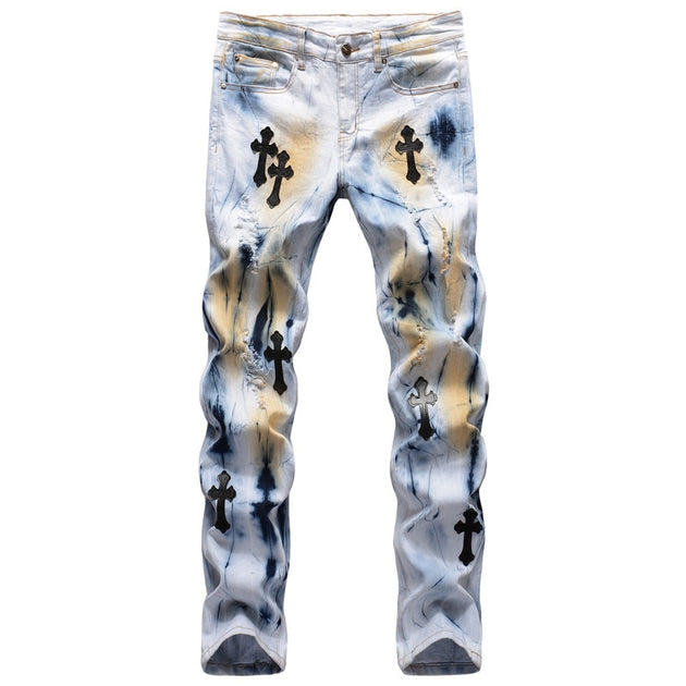 Men's Fashion Ripped Jeans - TrendSettingFashions 