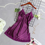 Women's Satin Nightgown Night Dress