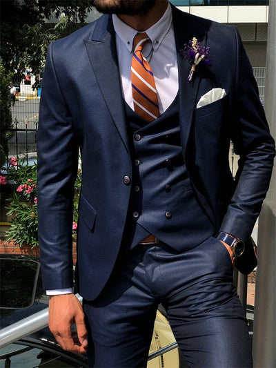 Men's Fashion 3 Piece Suit(tons of colors up to 6XL)