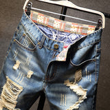 Men's Denim Ripped Shorts(Up To Size 40) - TrendSettingFashions 