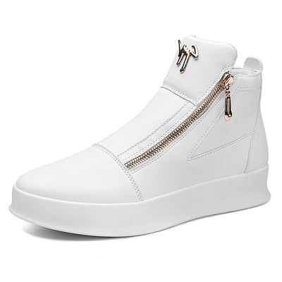 Men's high top zip sneakers - TrendSettingFashions 