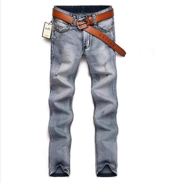 Men's Smoke Grey Fashion Jeans - TrendSettingFashions 