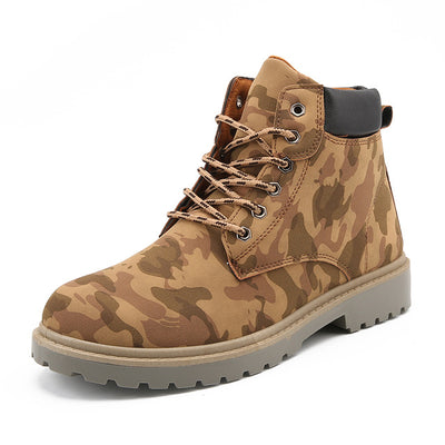 Men's Camouflage Martin Boots - TrendSettingFashions 
