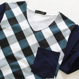 Men's Plaid Summer T-Shirt - TrendSettingFashions 
