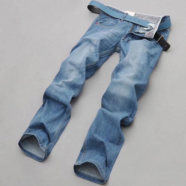 Men's Baby Blue Jeans - TrendSettingFashions 