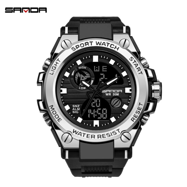 Men Digital Watch Shock Military Style