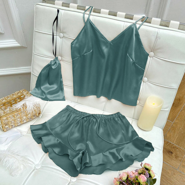 Women's Fashion Sexy Top with Shorts Set