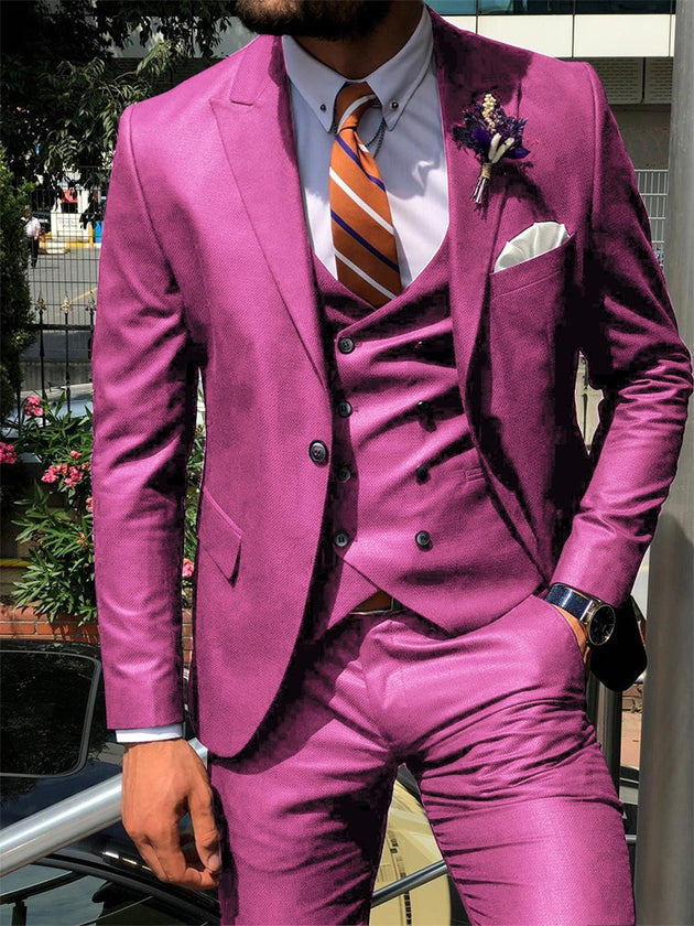 Men's Fashion 3 Piece Suit(tons of colors up to 6XL)