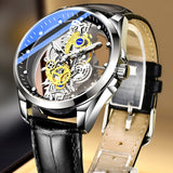 Men's Luminous Mechanical Skeleton Wrist Watch - TrendSettingFashions 