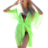 Women's Solid Color Cover Up