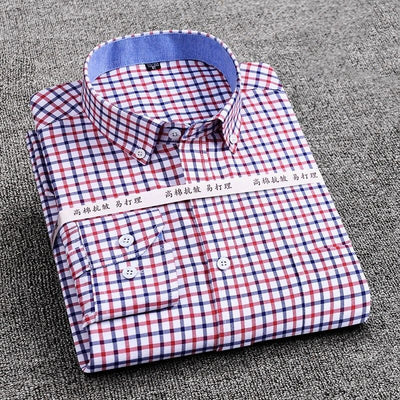 Men's High Quality Cotton Oxford Striped Single Dress Shirt