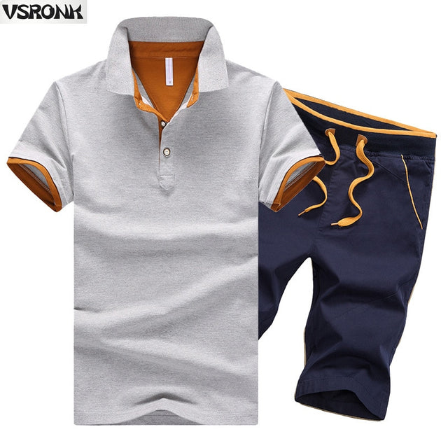 Men's Sports 2 Piece Casual Set - TrendSettingFashions 