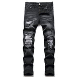 Men's denim ripped fashion Jeans(Up To Size 40) - TrendSettingFashions 
