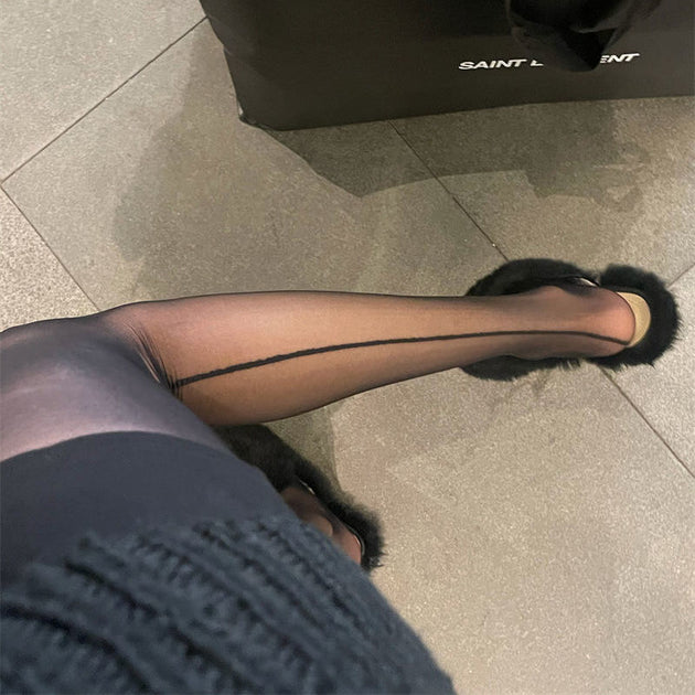 Women's  Striped Punk Streetwear Stockings