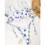 Women's Lace-up Bikini Swimsuit